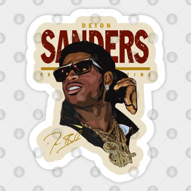 Deion Sanders / Prime Time Sticker by Ecsa